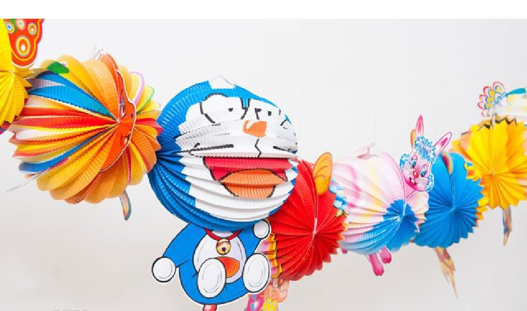 Lồng Đèn Giấy Xếp
