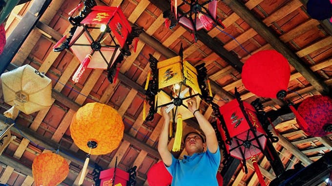 Lồng Đèn Gỗ Handmade 2026 — Chạm Khắc Cao Cấp Trang Trí Sang Trọng