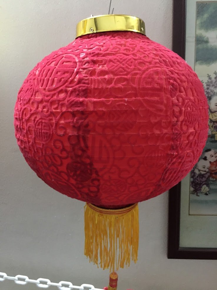 Đèn lồng trung quốc giá rẻ - vải nhung