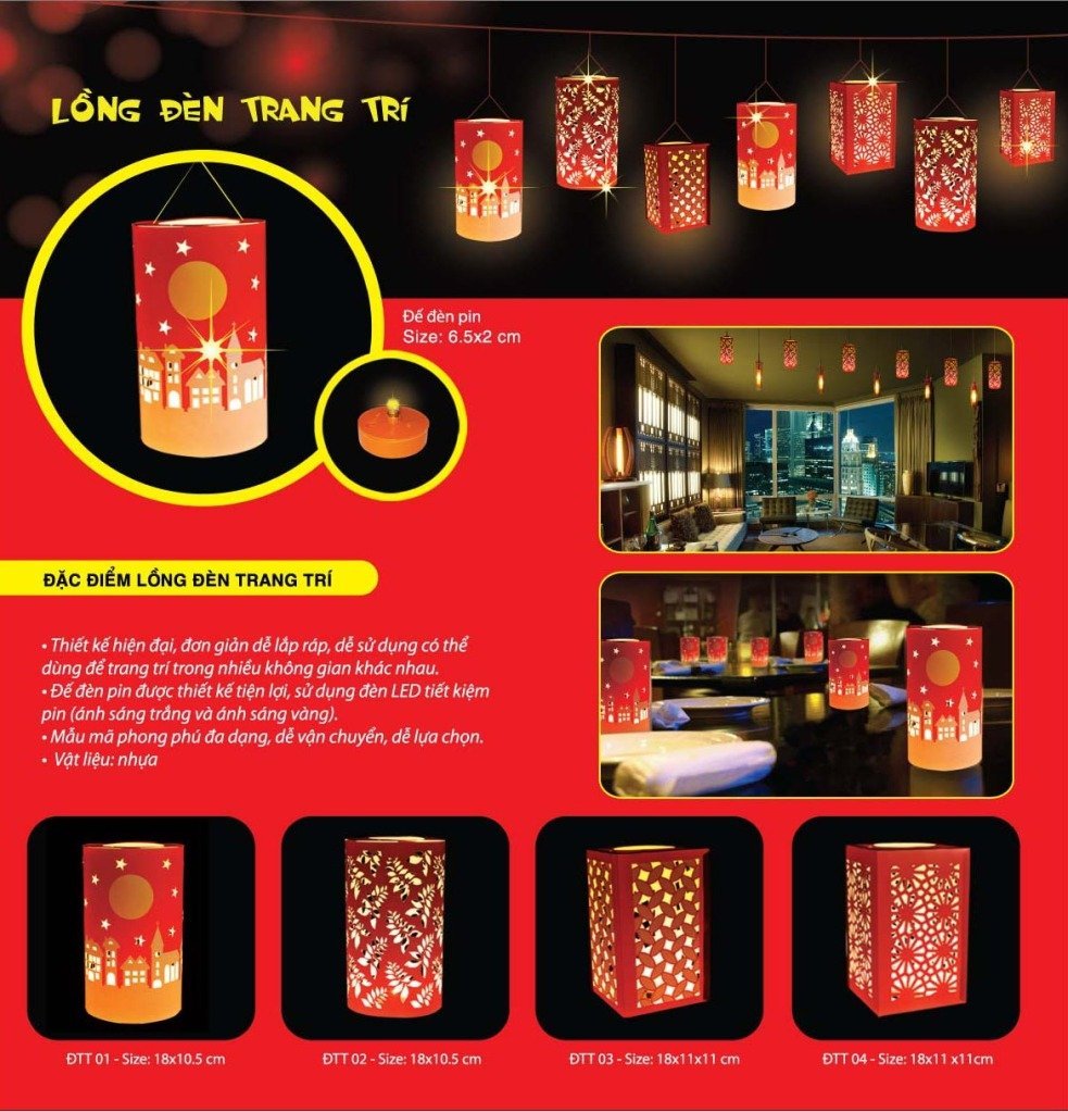 Lồng đèn kibu trang trí