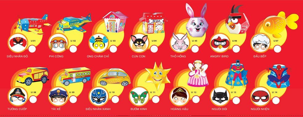 Dòng sản phẩm lồng đèn kibu năm 2013
